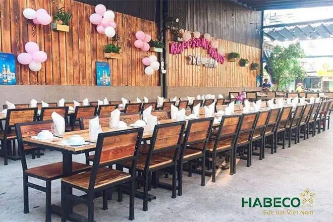 Decor quán nhậu bình dân