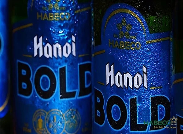 Thiết kế của bia Hà Nội Bold và Light