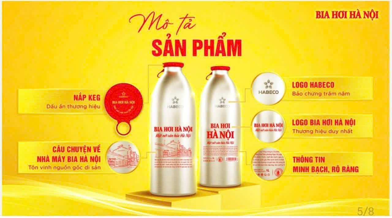 Đặc điểm của bia hơi Hà Nội KEG 1 lít