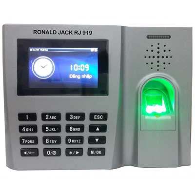 MÁY CHẤM CÔNG VÂN TAY& CẢM ỨNG RONALD JACK RJ 919