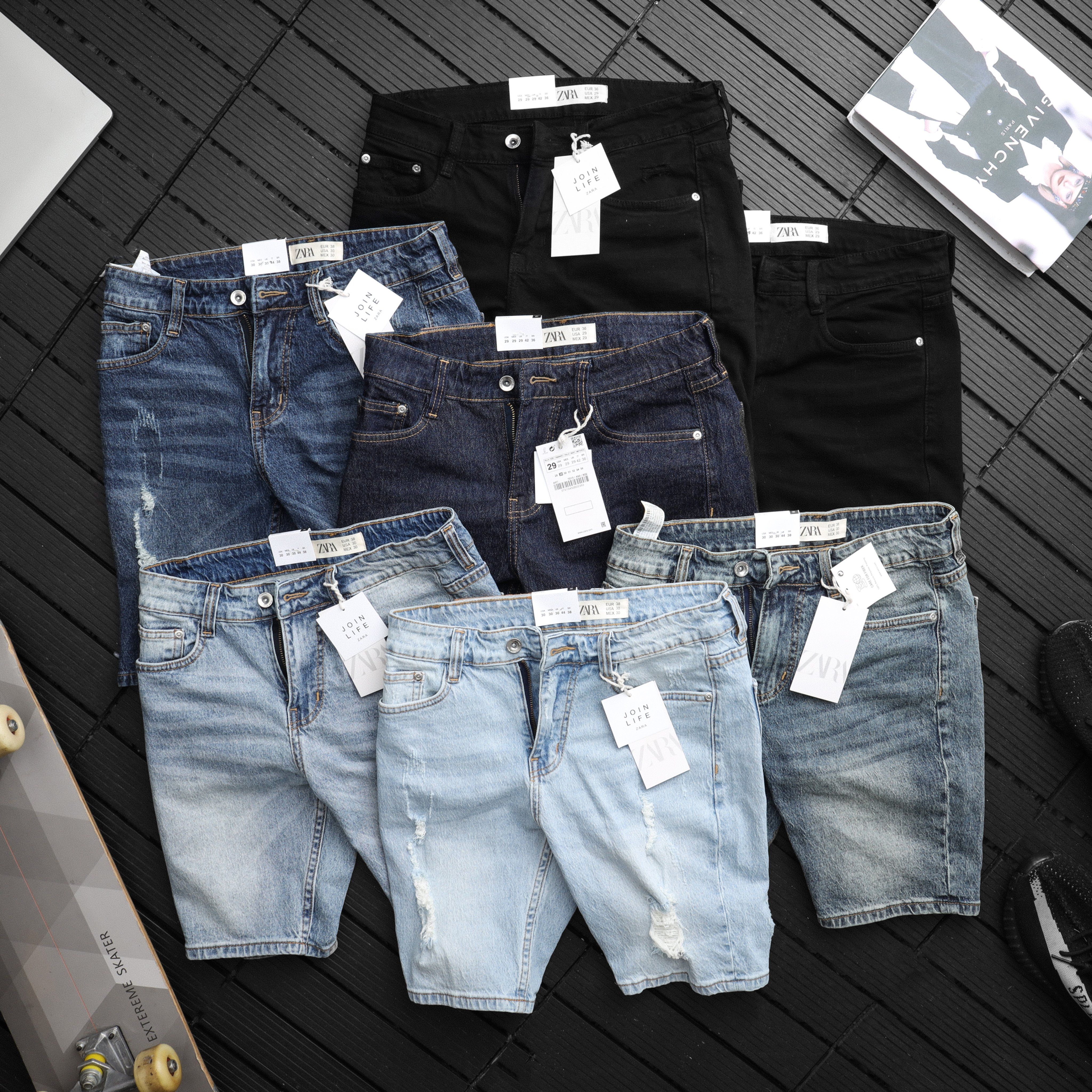 Quần short Jean nam Zara QSN210422-01