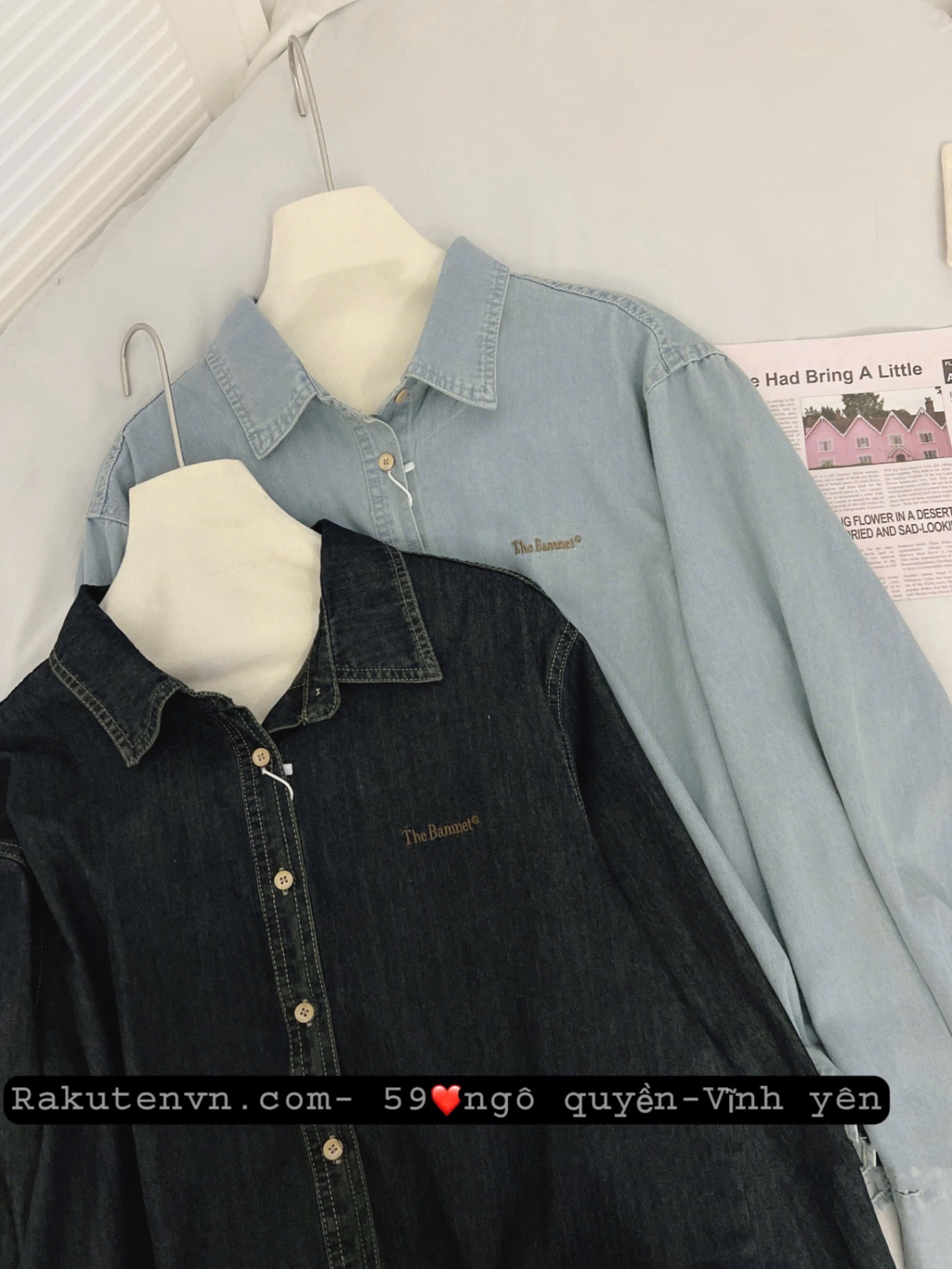 Sơmi nữ denim ASM060325-01