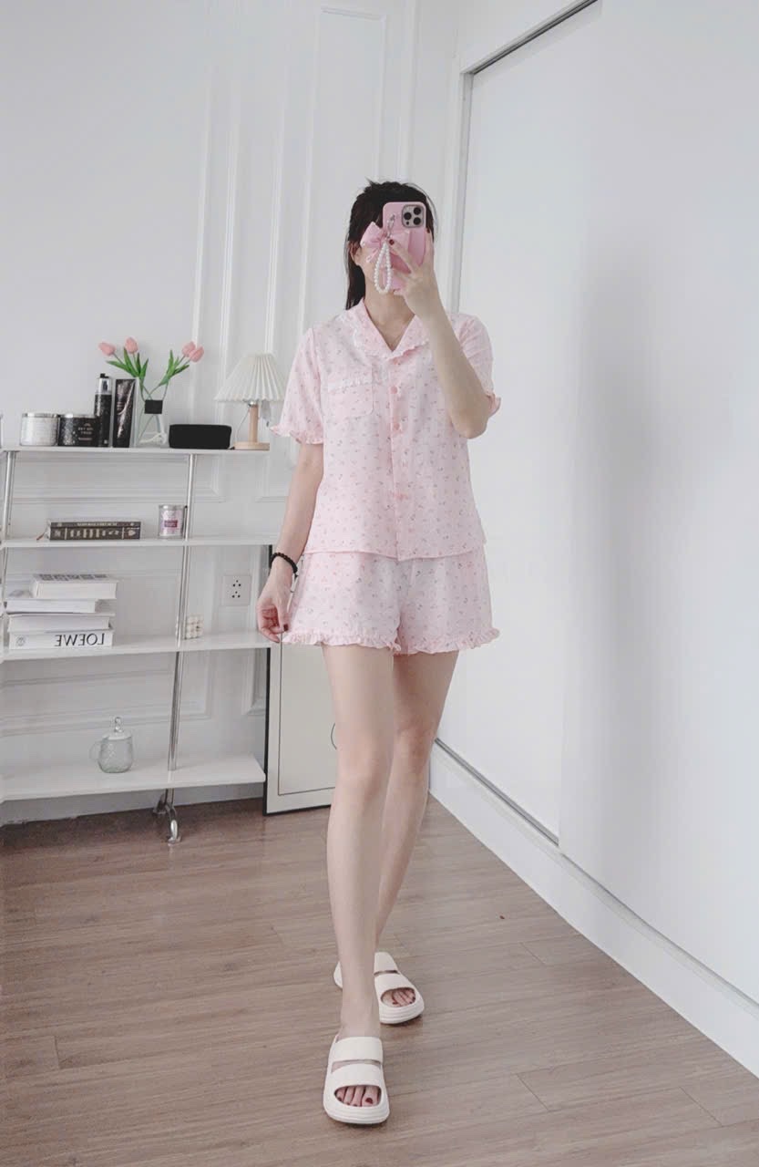 Bộ đồ nữ hoa BD100525-01