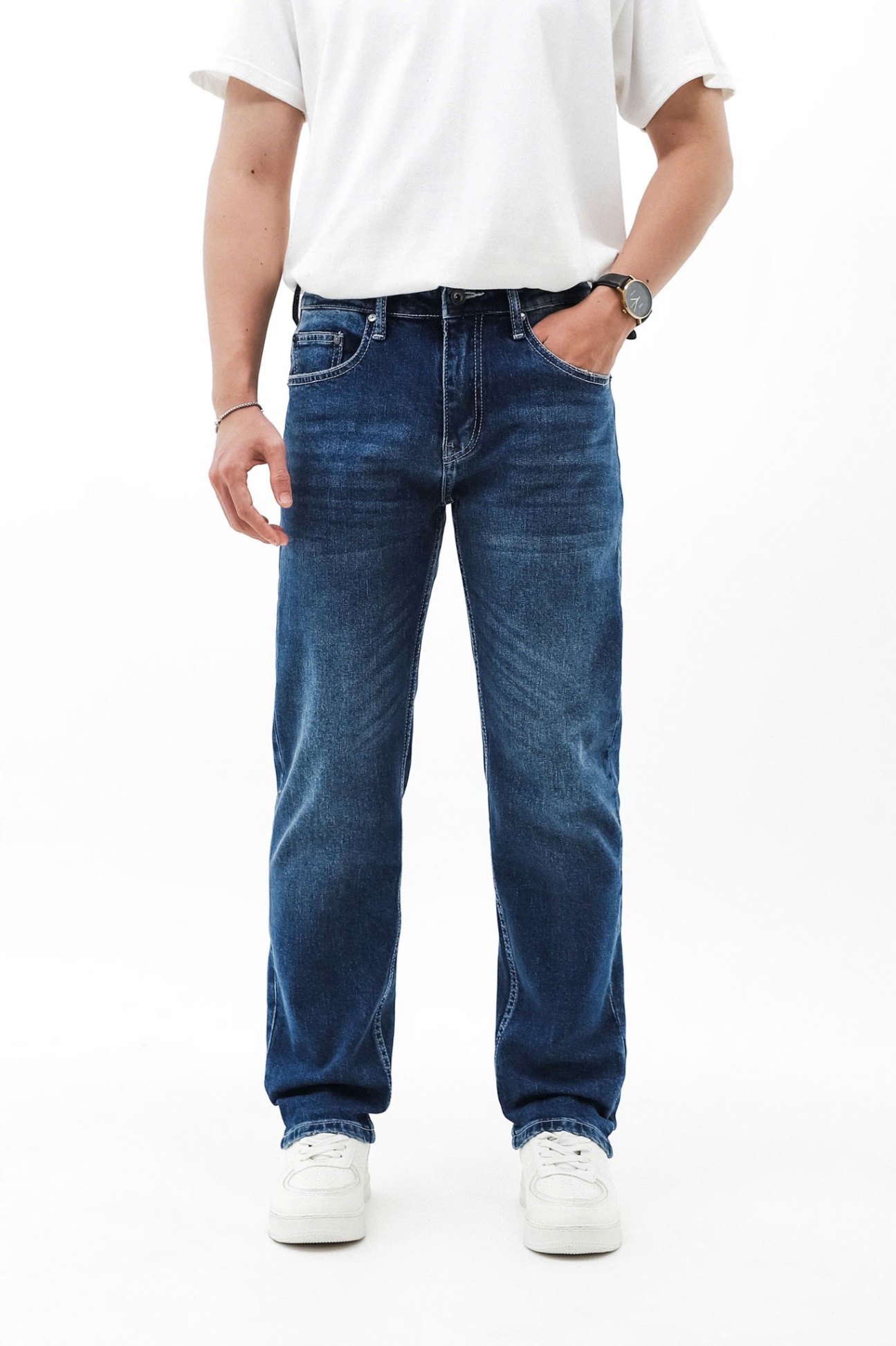 Quần Jean nam DF regular QJN090625-01