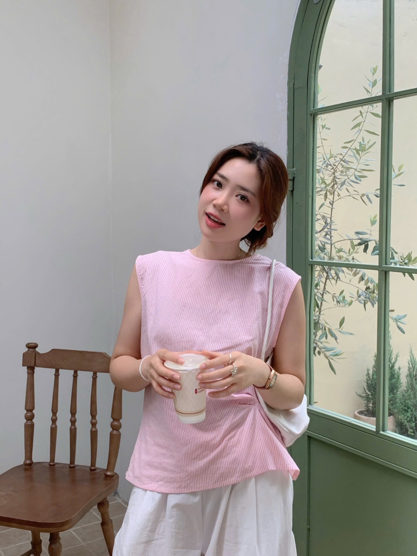 Sơmi nữ sát nách ASM110725-01