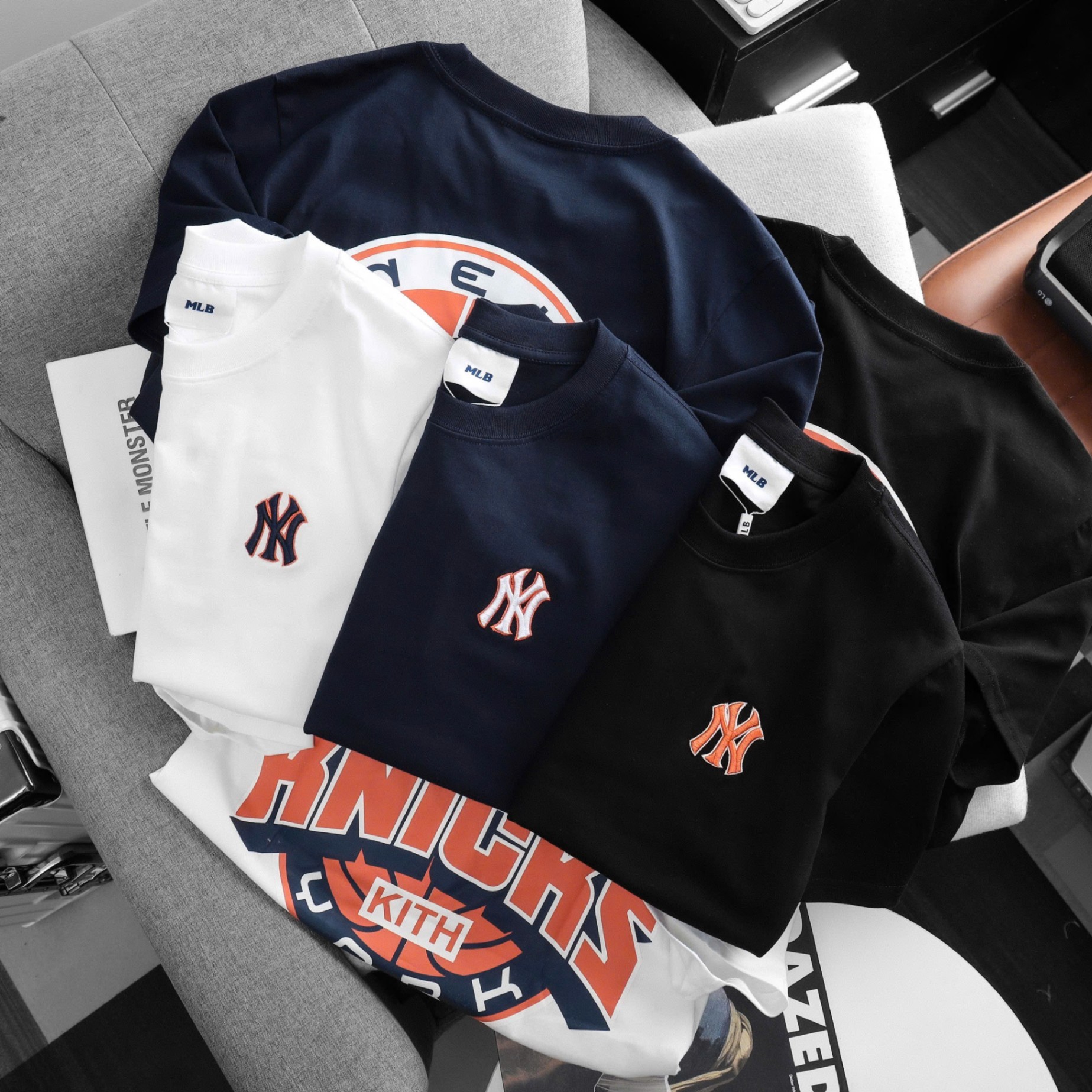 Áo thun nam MLB thêu ATN250725-02