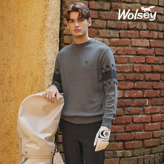 Áo len nam Wolsay cổ 3p ALN070525-01