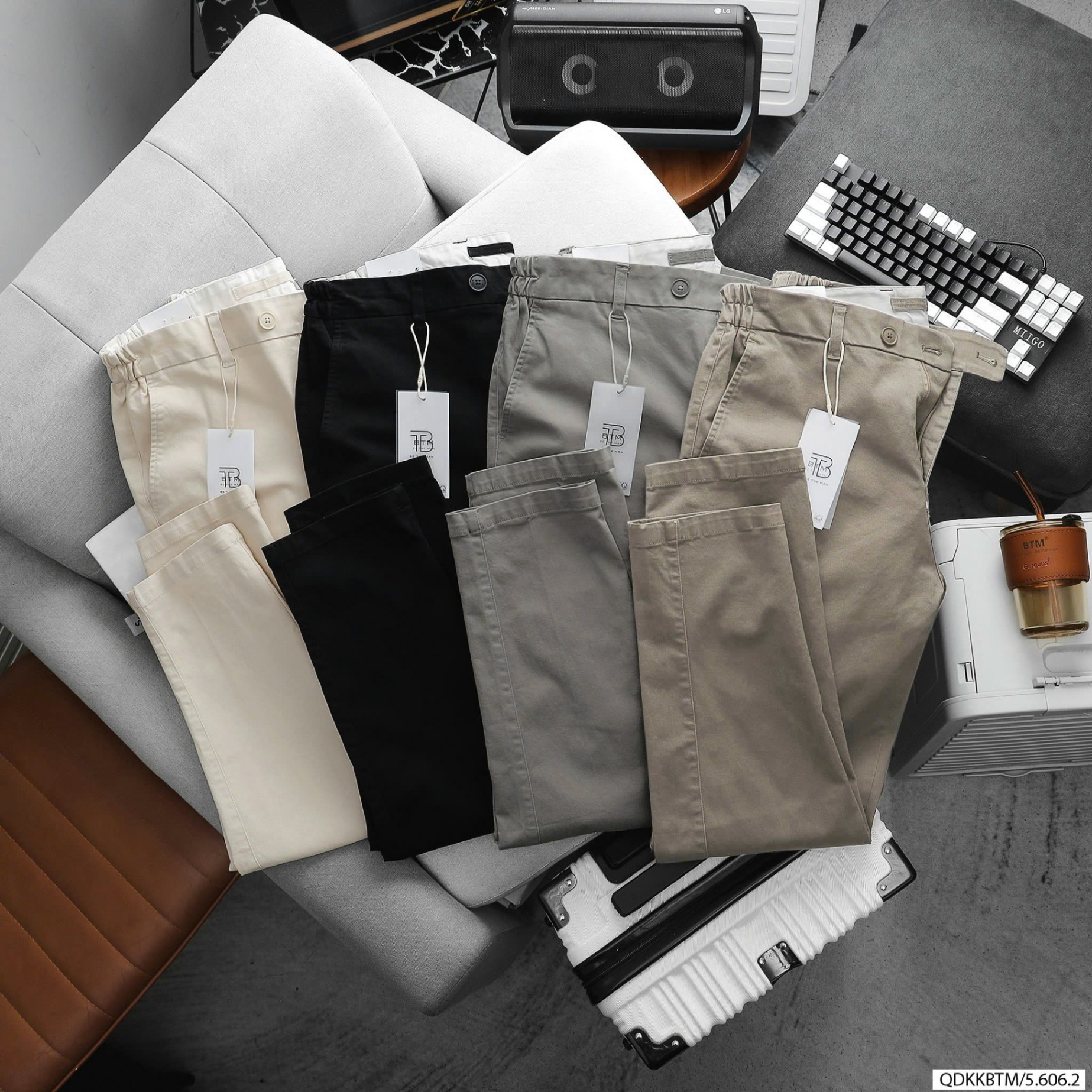 Quần kaki cap chun BTN KKN280825-01