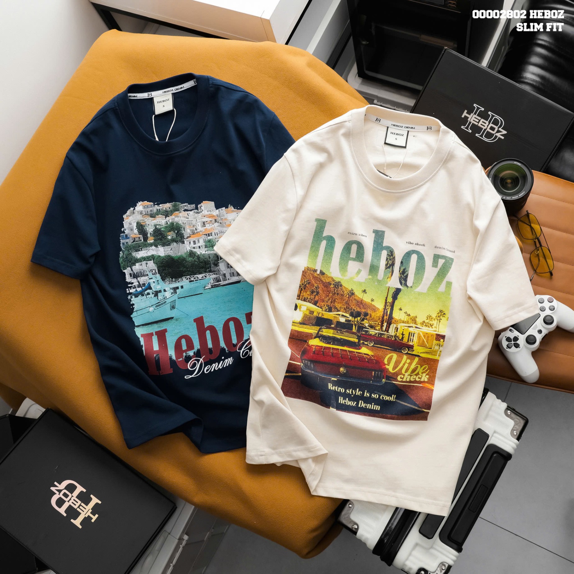 Áo thun nam HB denim club ATN280825-01