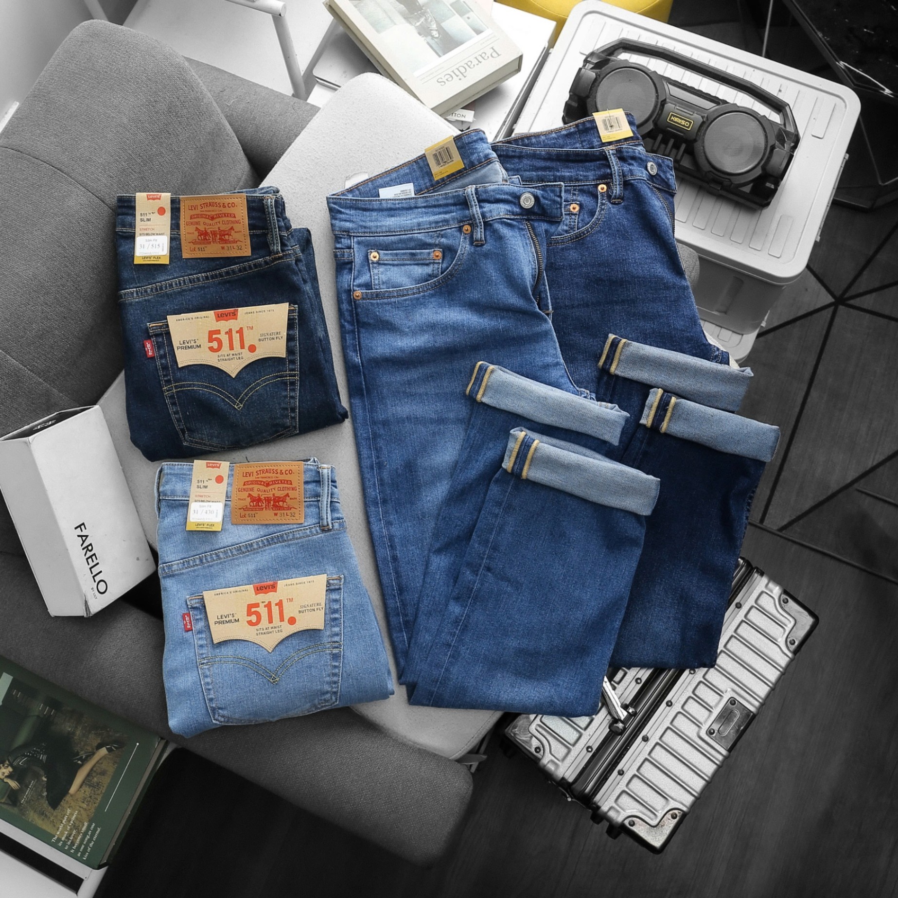 Quần Jean nam LV 511 QJN040925-01