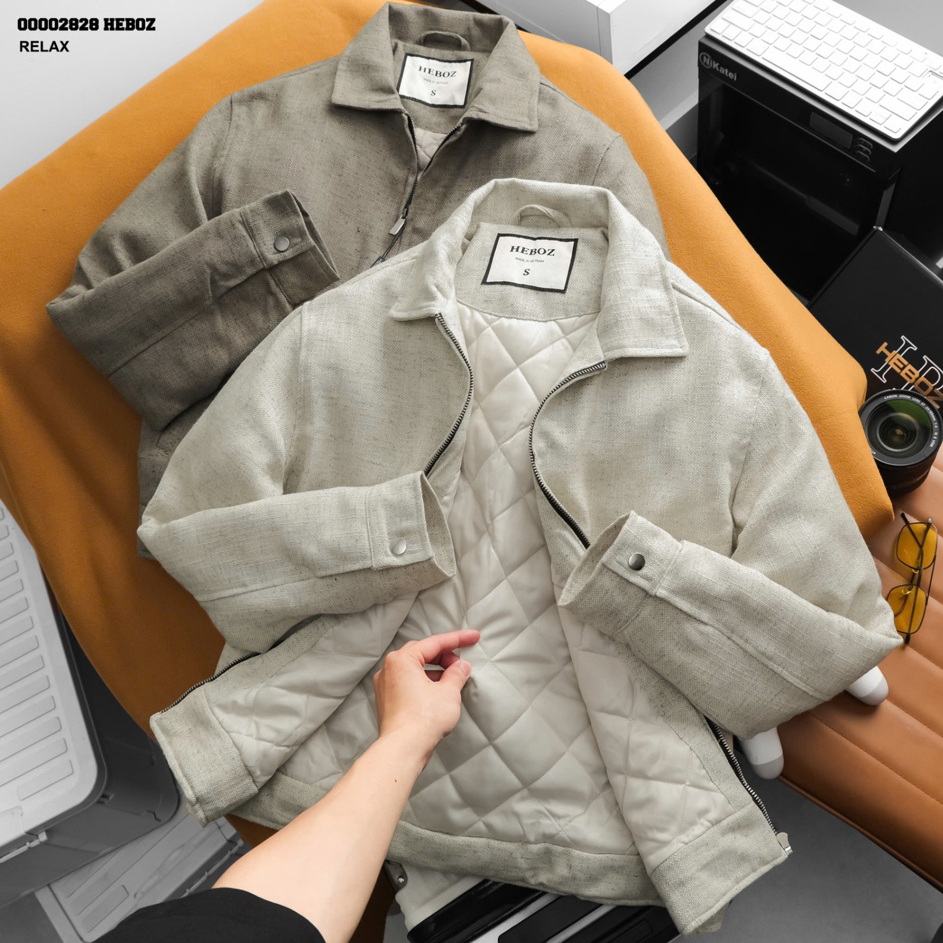 Áo khoác nam HB Wool AKN260925-01