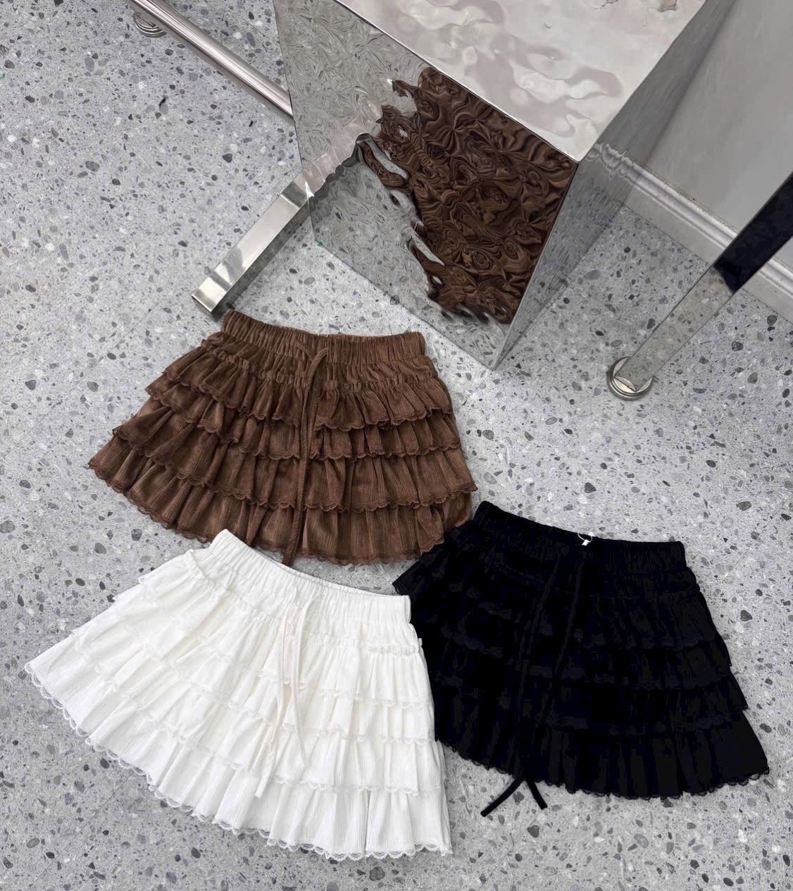 Chân váy nữ nhung CV161025-01