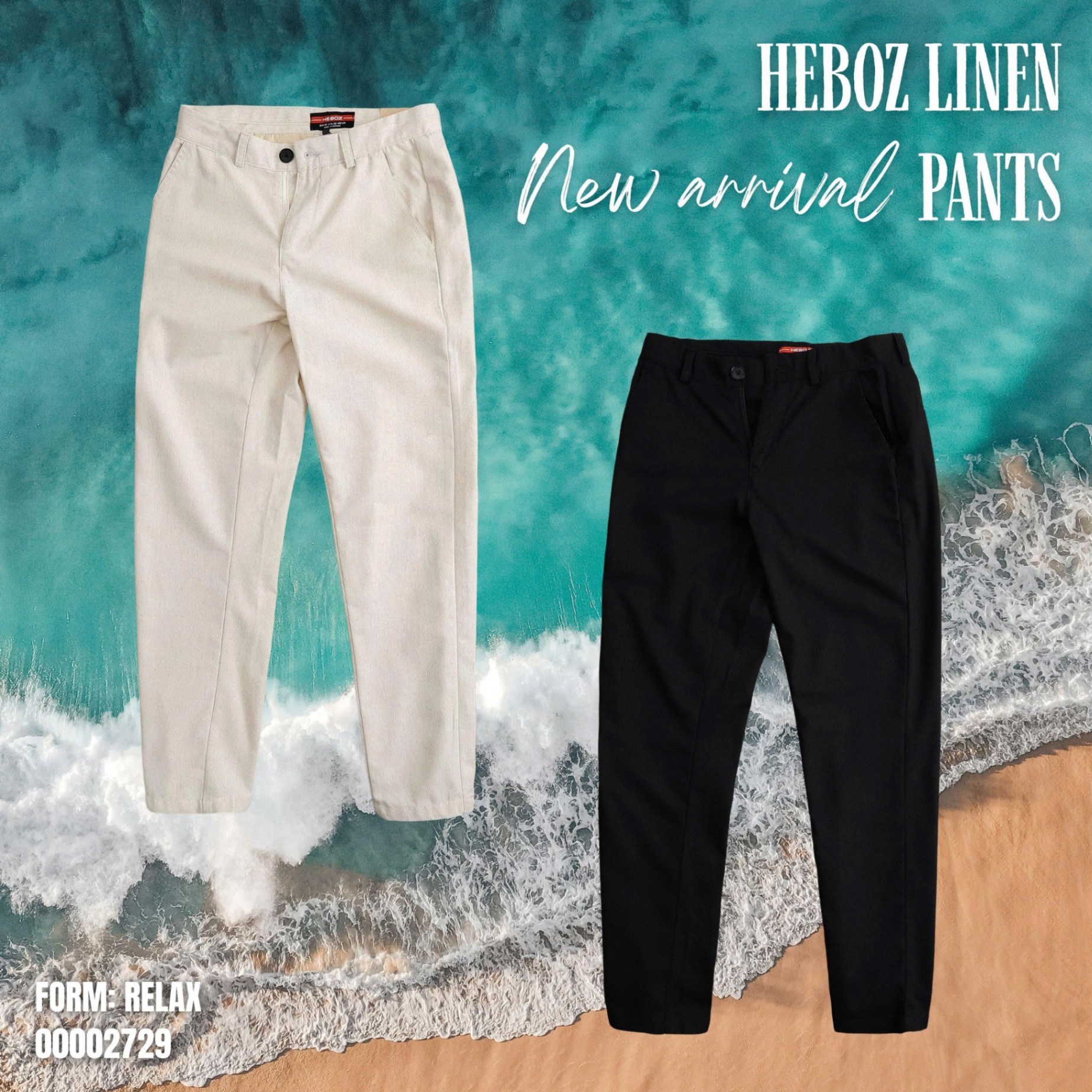 Quần đũi nam HB cạp thường QDN021025-01