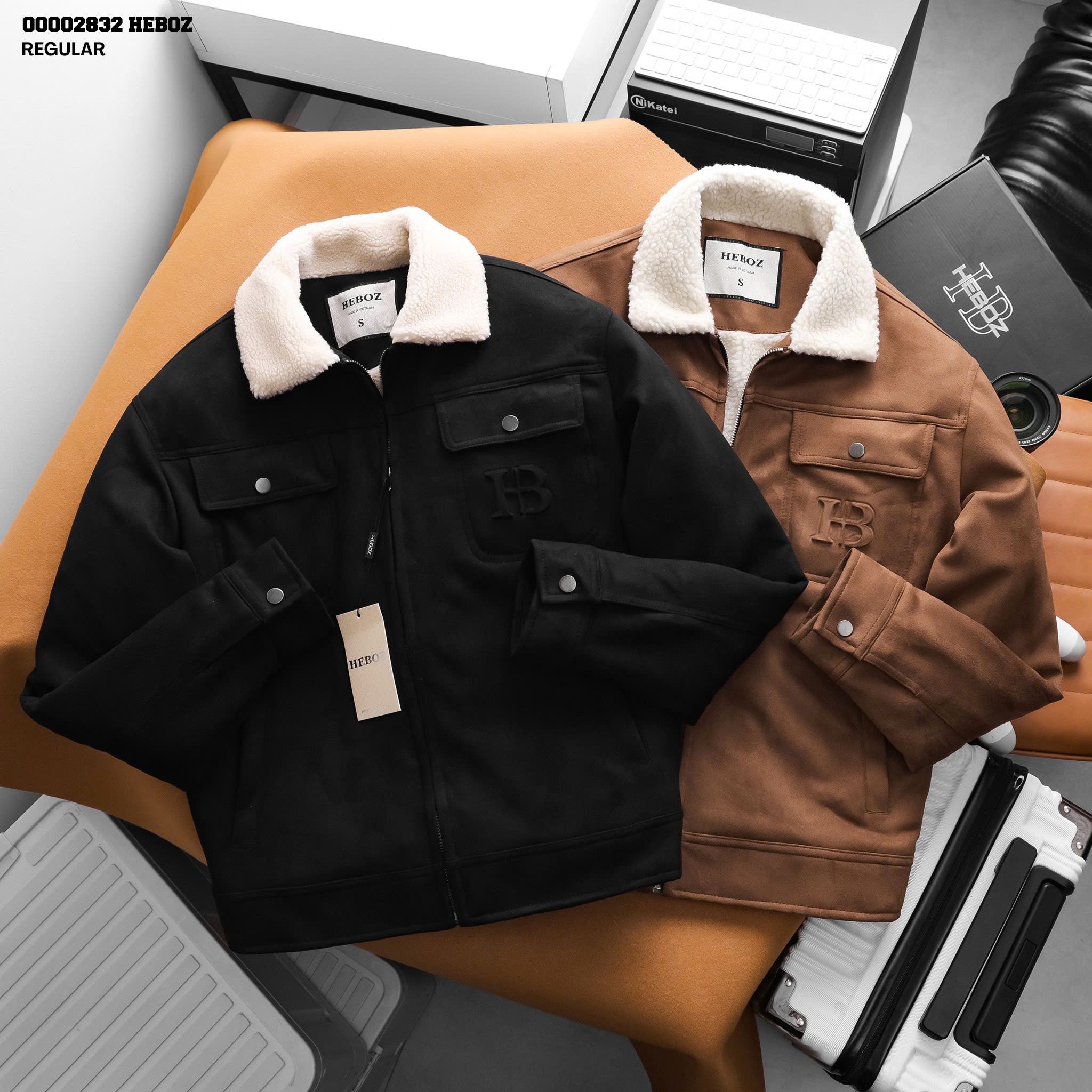 Áo khoác nam HB lót lông AKN021025-01