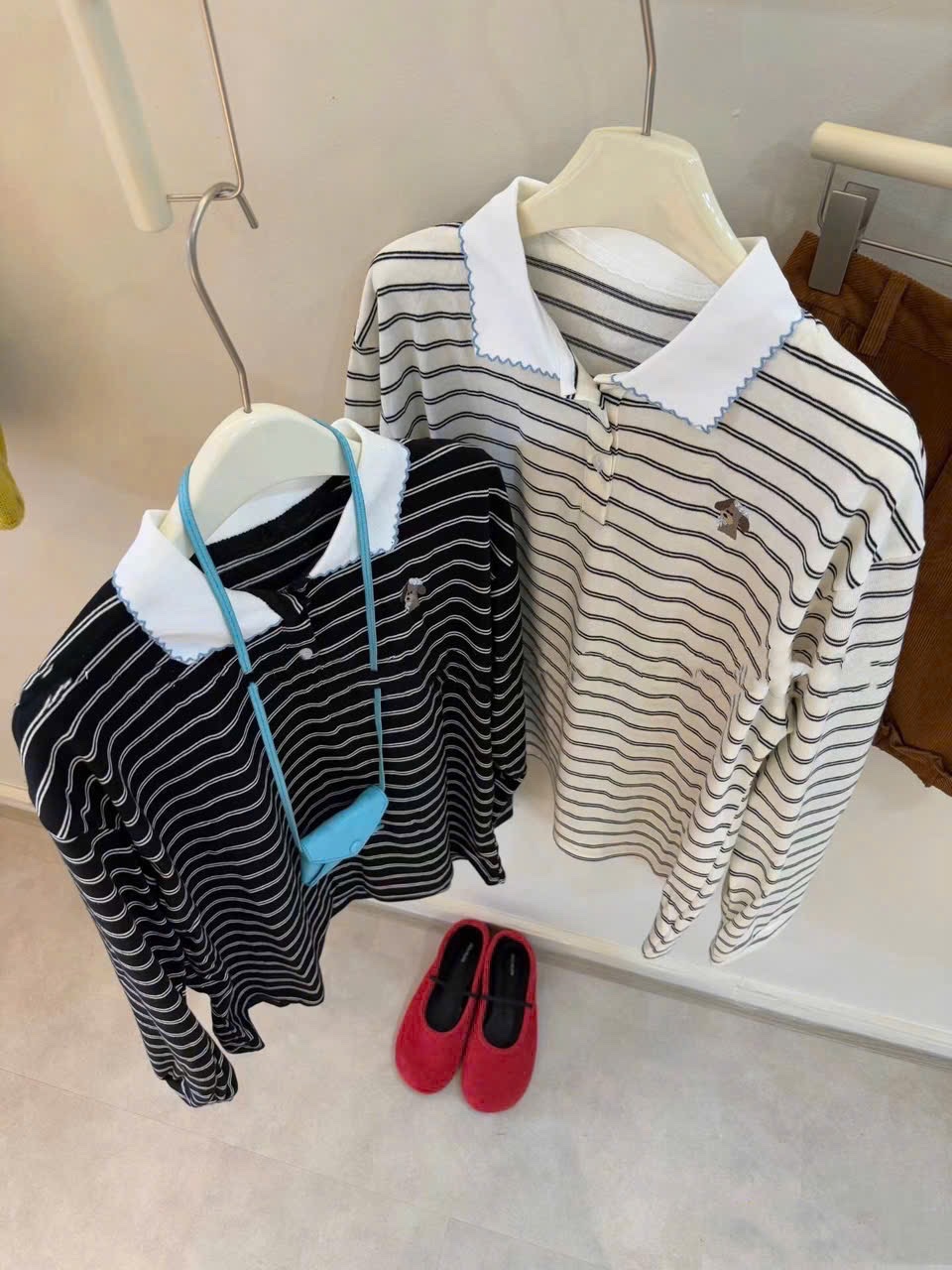 Áo thun nữ kẻ polo AT181025-02