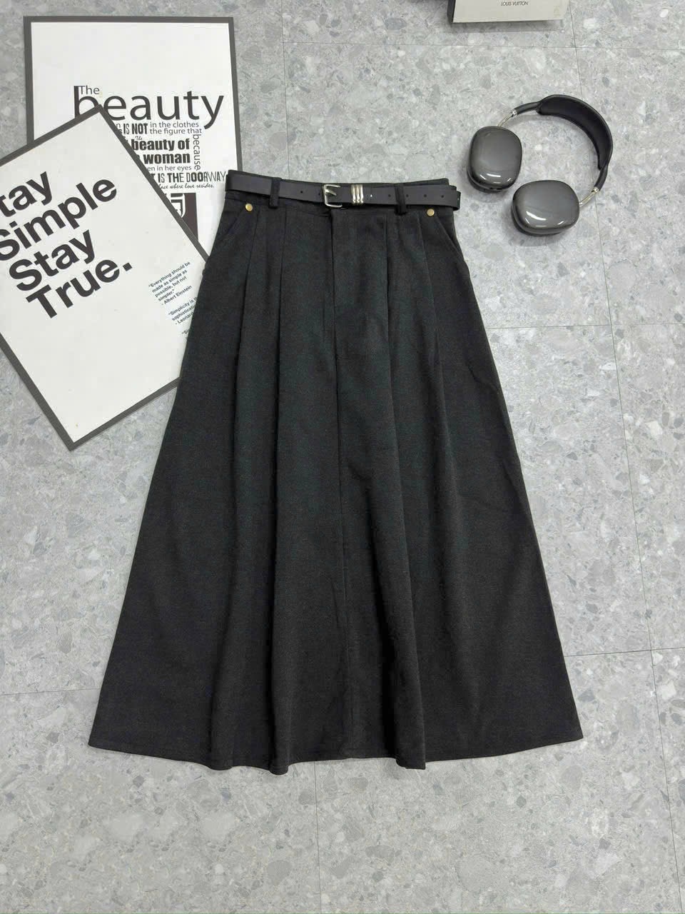 Chân váy nữ dạ CV231025-01