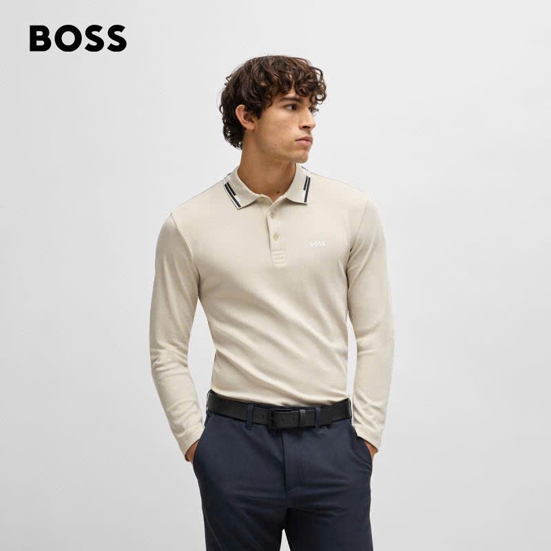 Polo dài tay HG Boss PLN211025-01
