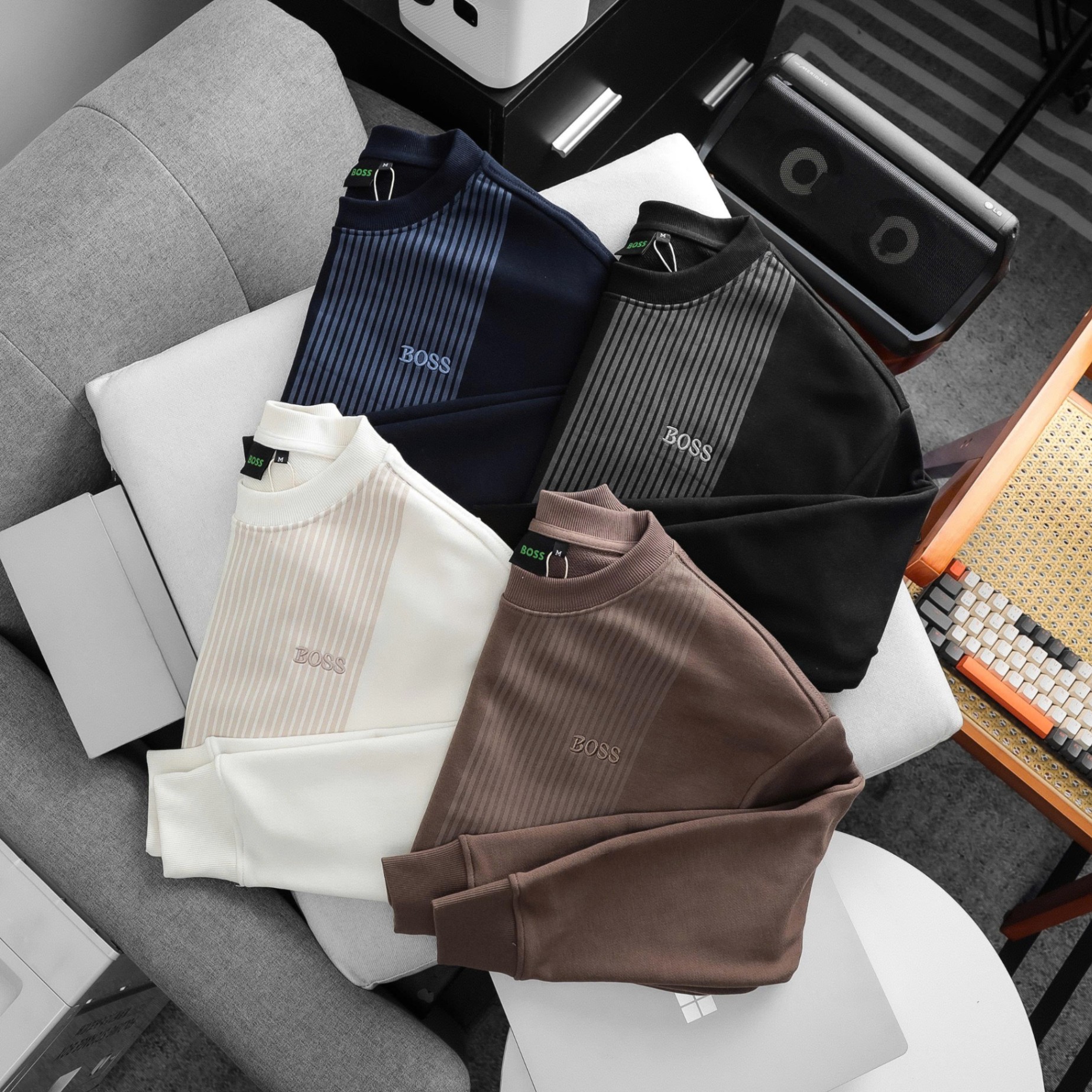 Áo nỉ nam HG Boss ANN211025-01