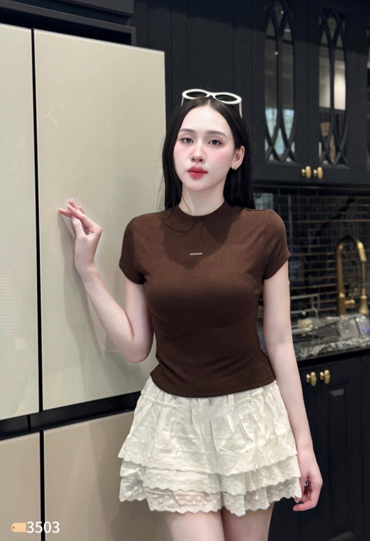 Áo thun nữ cổ 3p AT281025-02