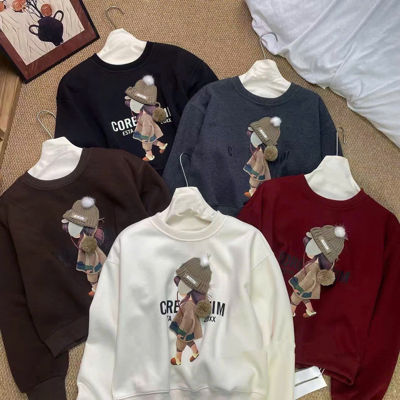 Áo nỉ nữ cô gái AN291025-01