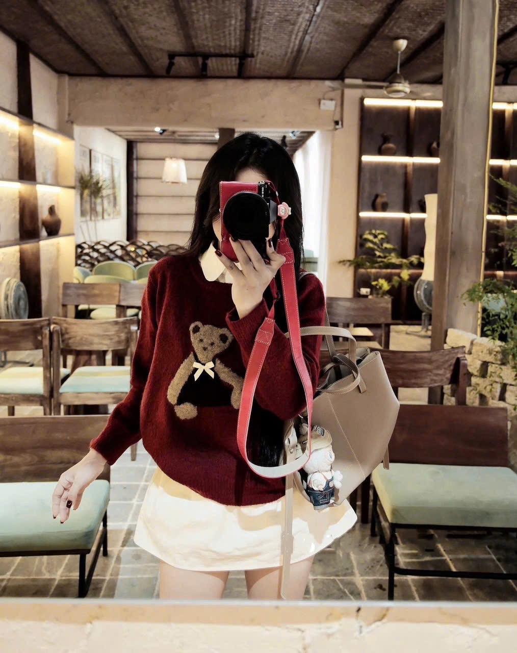 Áo len nữ gấu AL311025-01