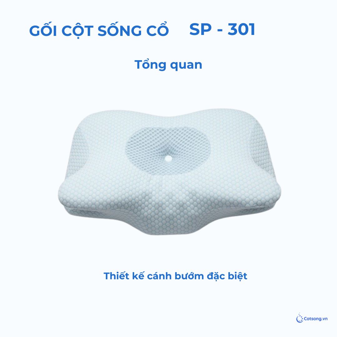 Gối Cột Sống SP-301 - Phiên bản cánh bướm