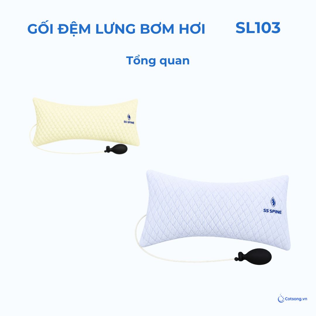Gối đệm lưng bơm hơi SL103