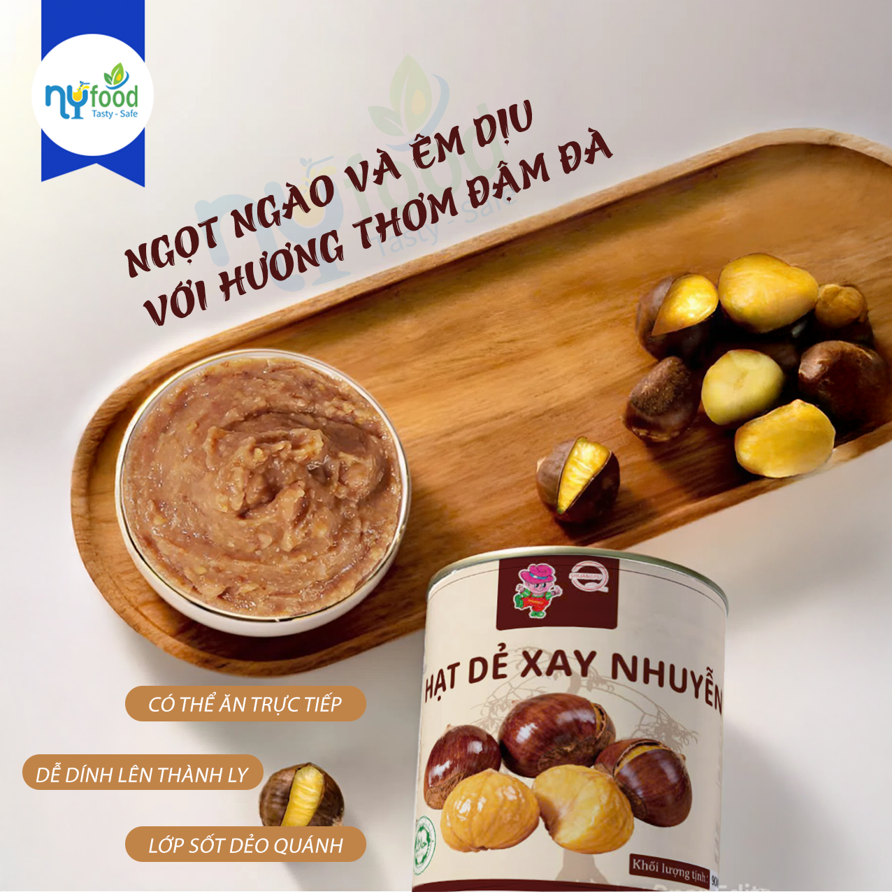 🌰  HẠT DẺ XAY NHUYỄN – NHƯ Ý FOOD - THƠM NGON, BÉO BÙI , MỀN DẺO, SÁNH MỊN