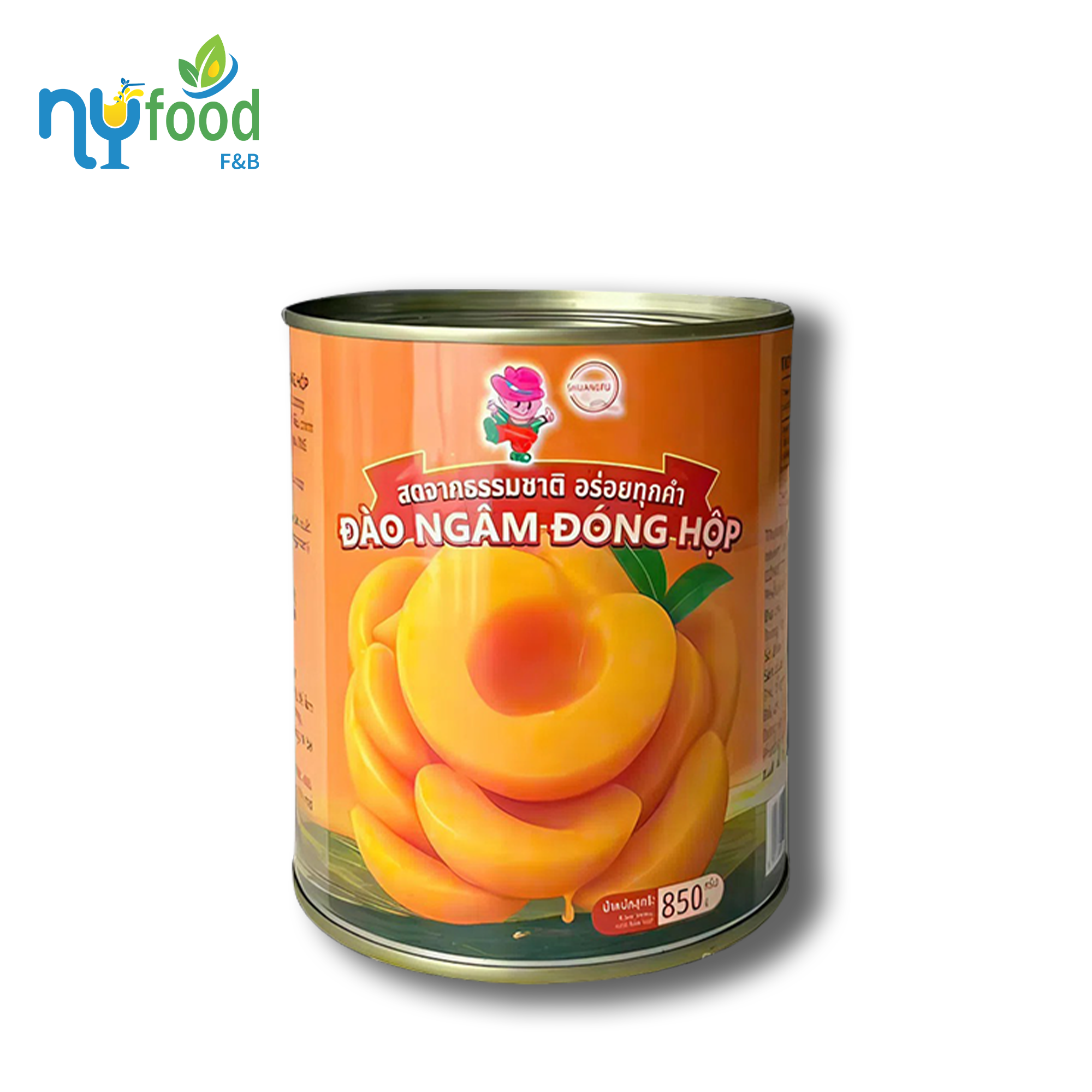 Đào ngâm Shuangfu 850g