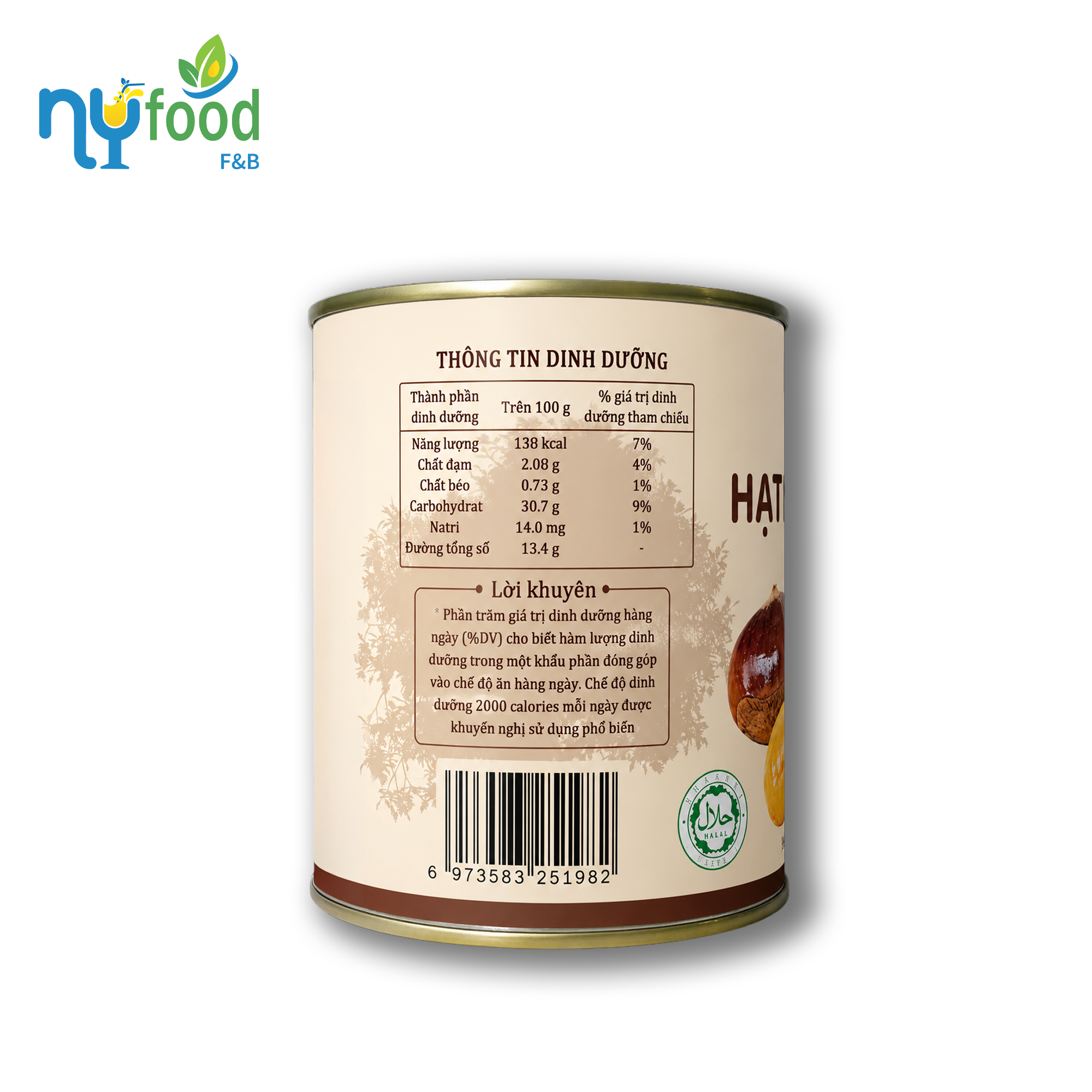 Hạt Dẻ Xay Nhuyễn 900g