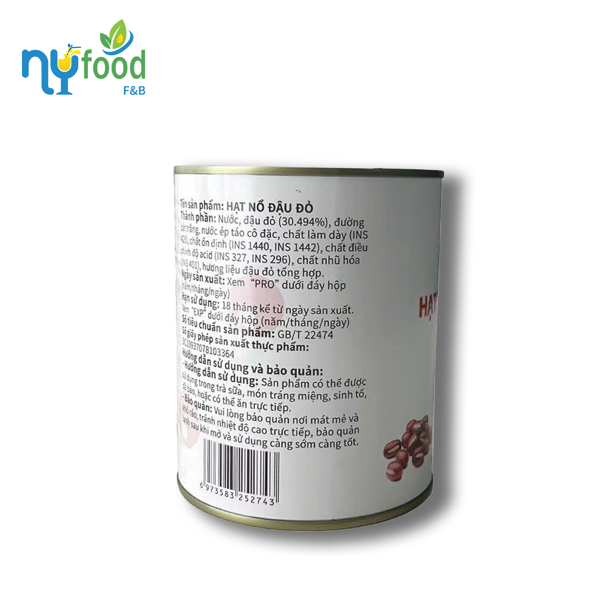Hạt nổ đậu đỏ Shuangfu