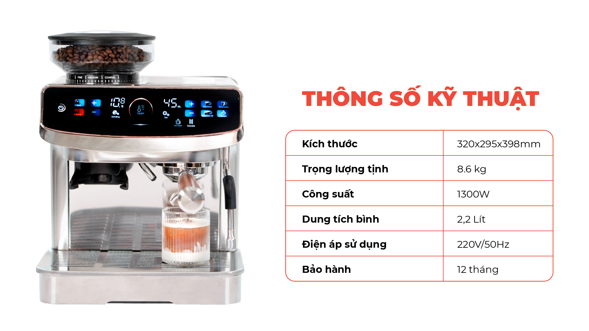 Máy pha cà phê Ceria BARISTA CB-30S