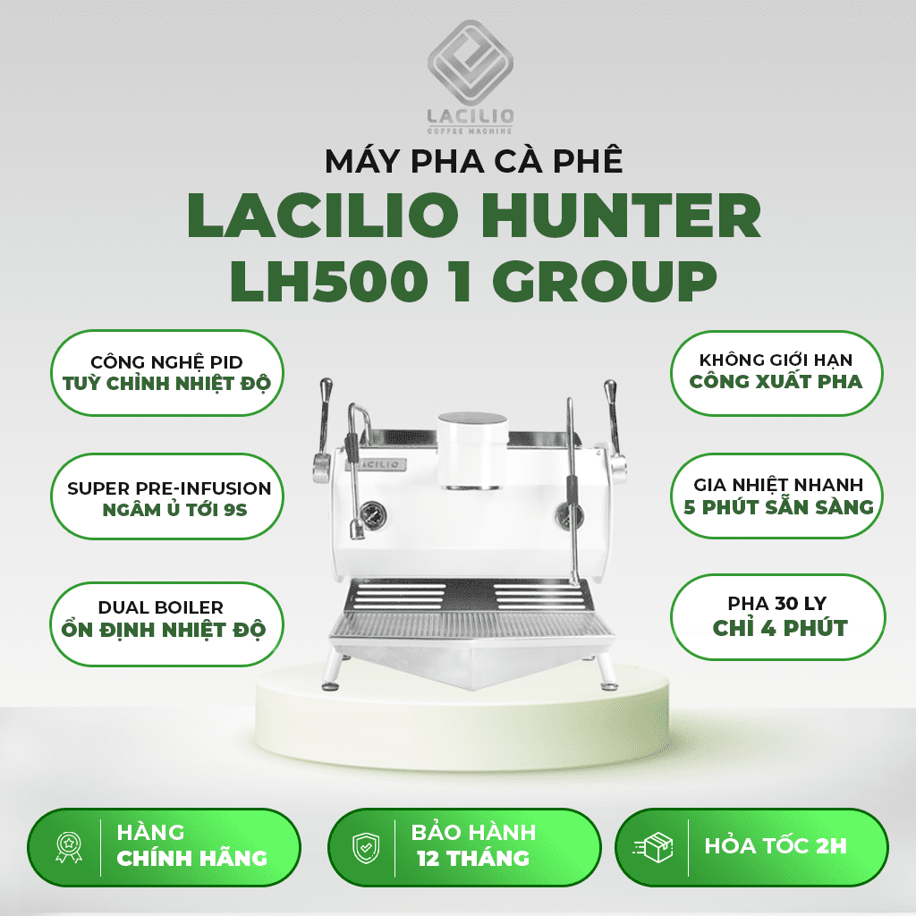 Máy pha cà phê Lacilio Hunter LH500 1 Group