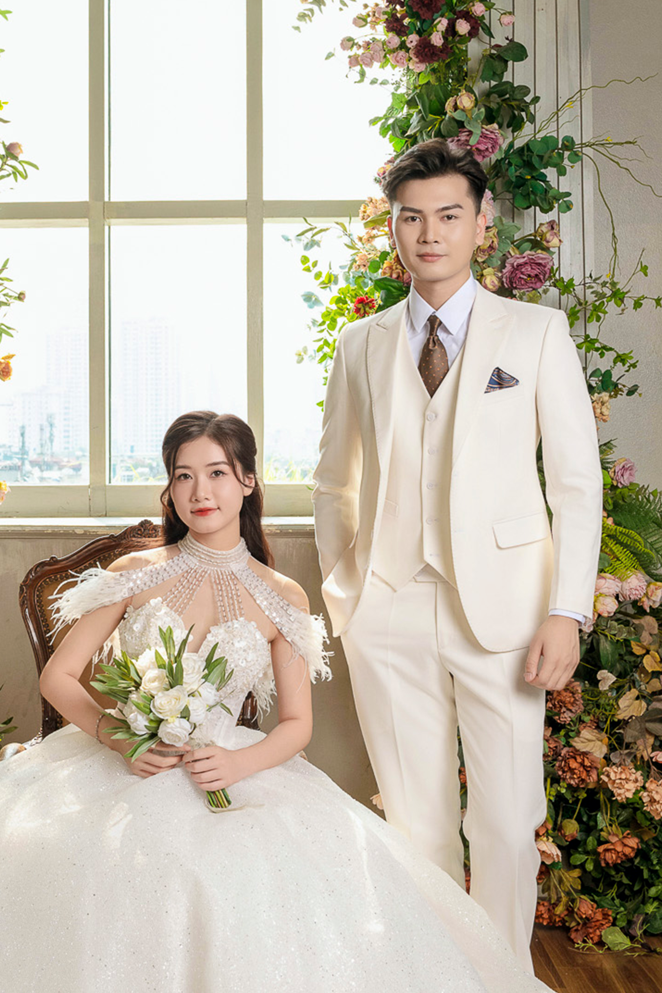 Bộ suit 2 khuy EAB 207