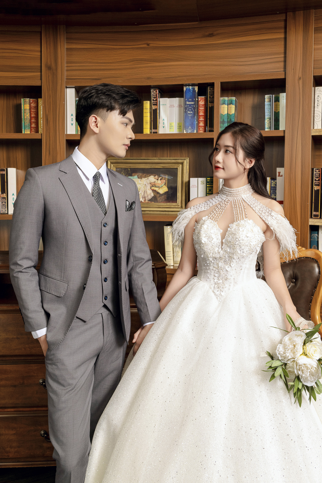 Bộ suit 2 khuy EAB 208