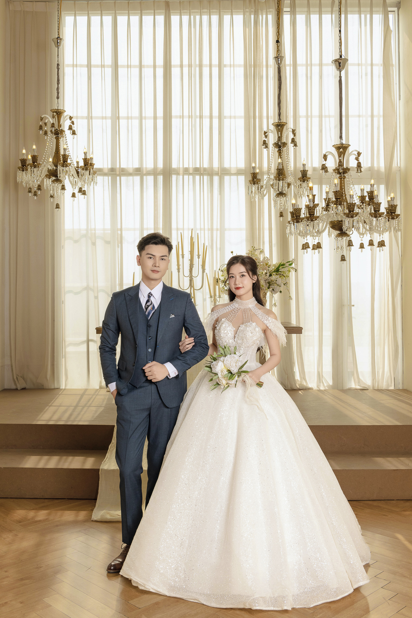 Bộ suit 2 khuy EAB 209