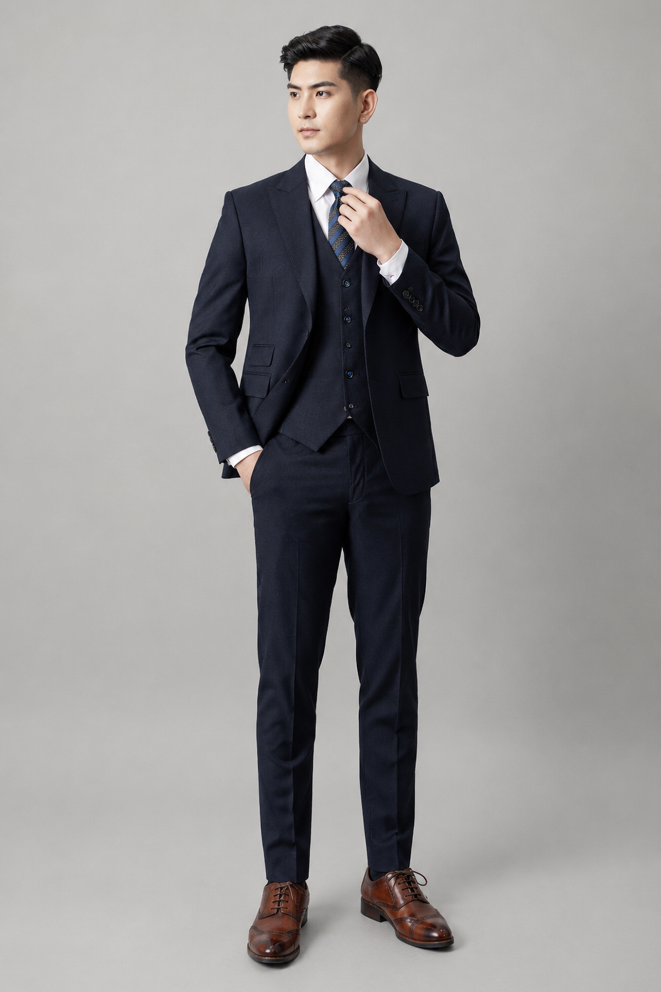Bộ suit 2 khuy S H201