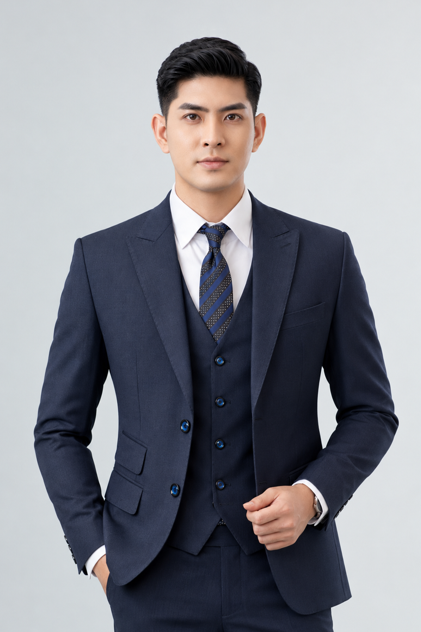 Bộ suit 2 khuy S H201