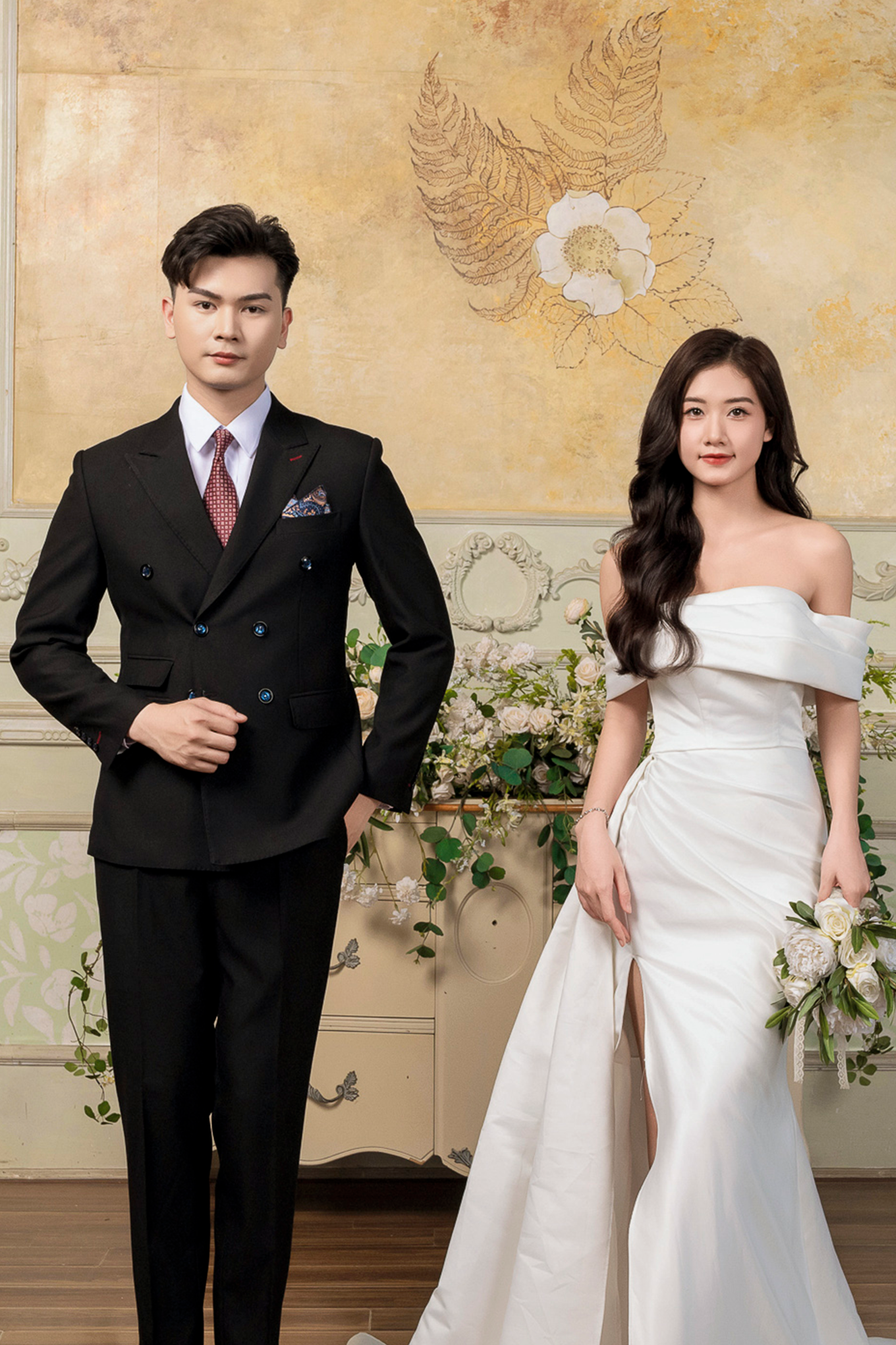 Bộ suit 6 khuy EAB 607