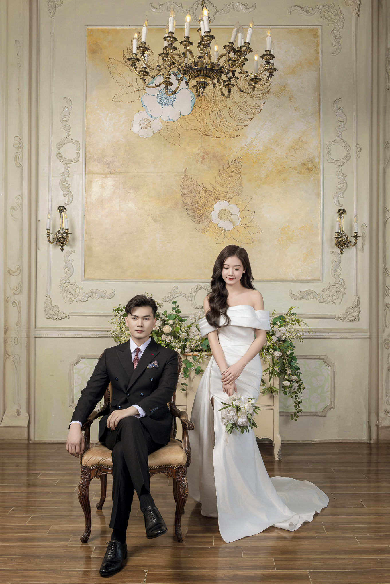 Bộ suit 6 khuy EAB 607