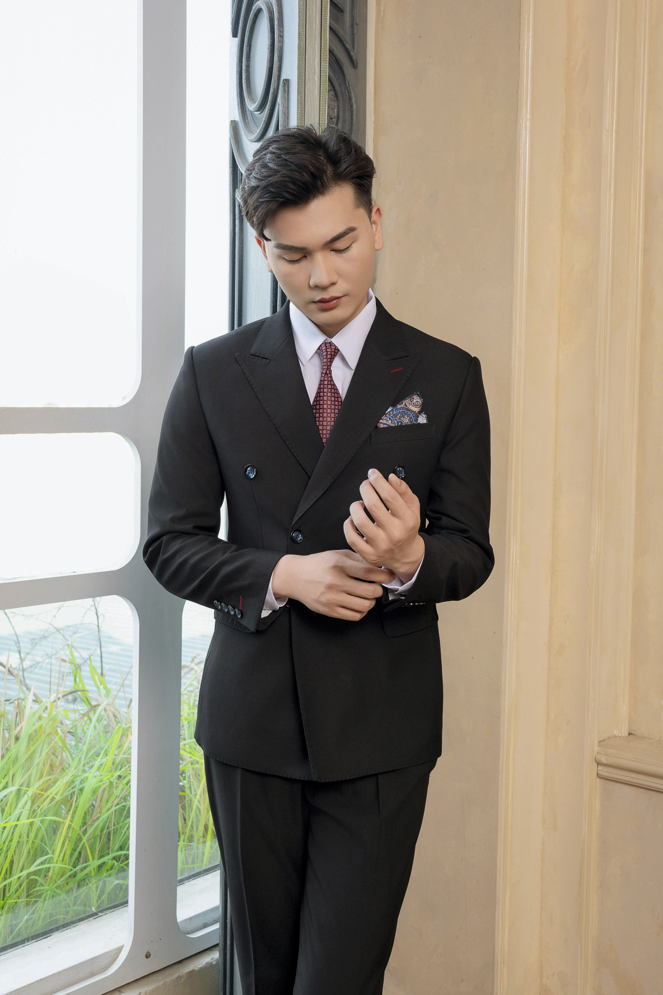 Bộ suit 6 khuy EAB 607