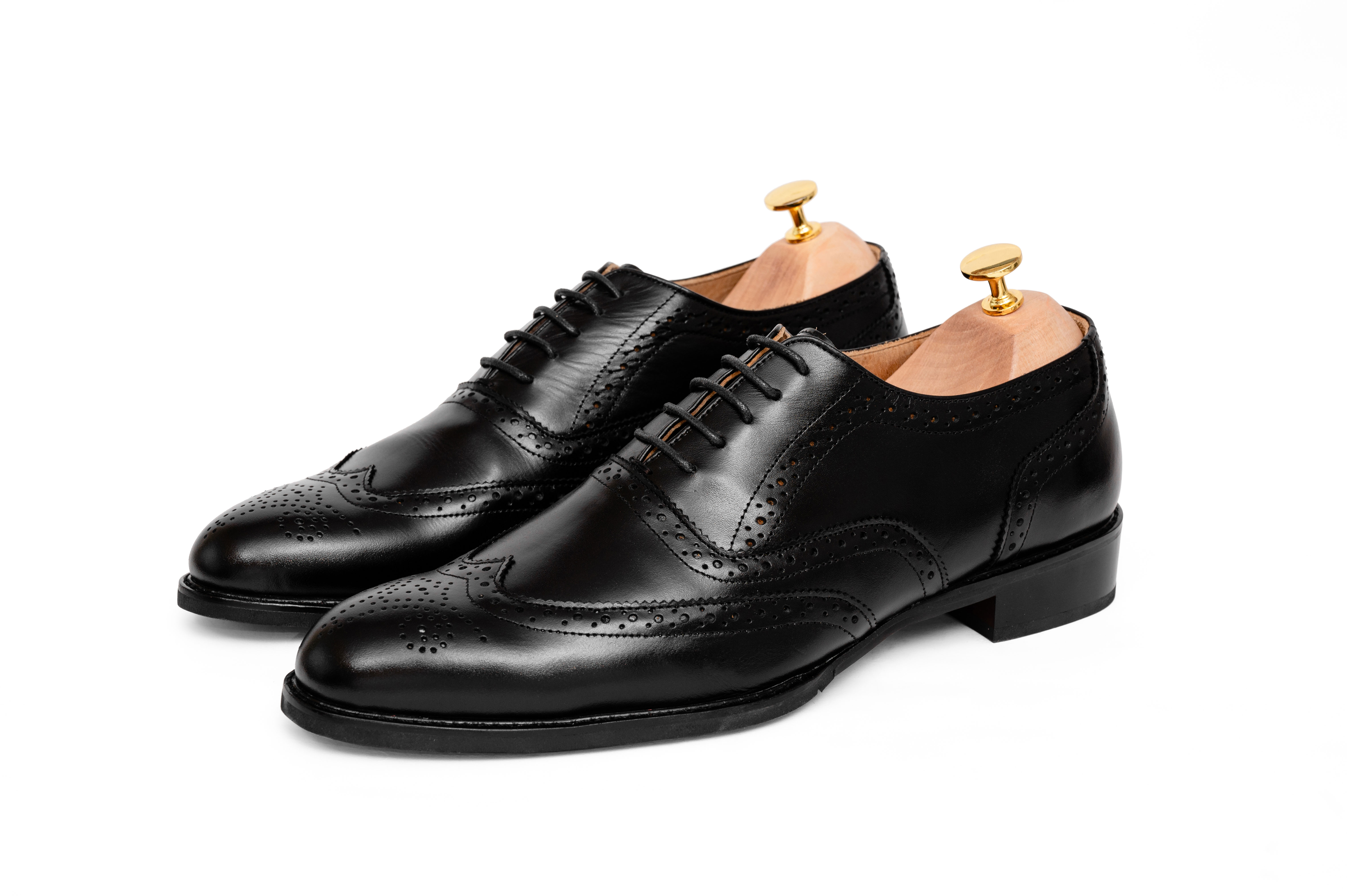 Giày da oxfords màu đen