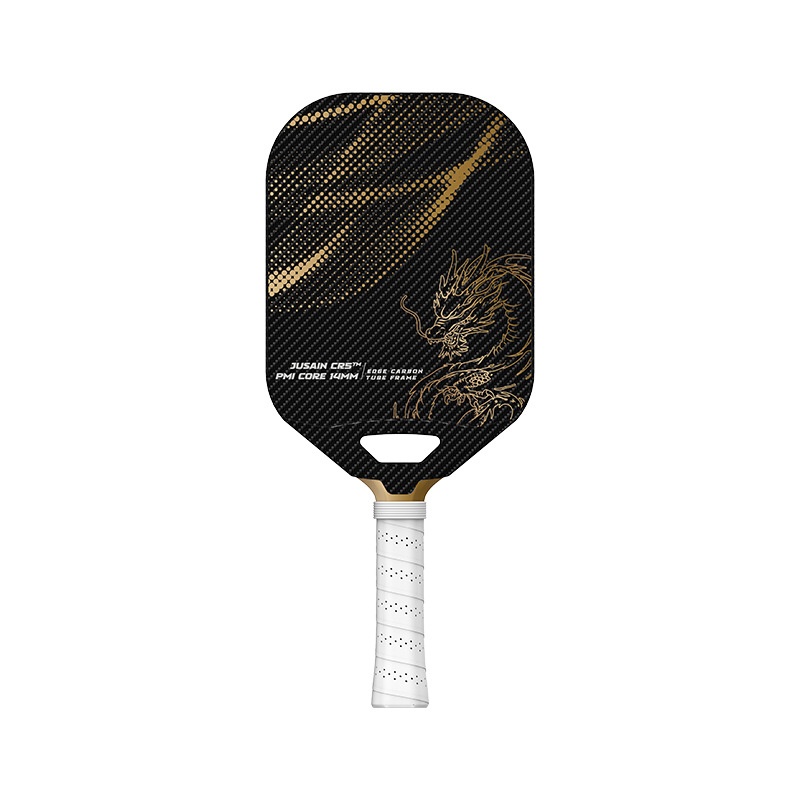 VỢT PICKLEBALL JUSAIN CARBON T700 3k 14mm RỒNG VÀNG