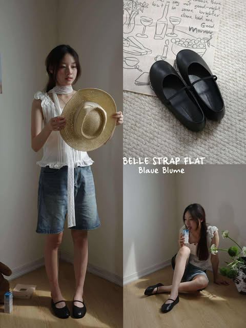 [BB-MD] [VT-PT] ✨ BELLE STRAP FLAT - Made By BlaueBlume