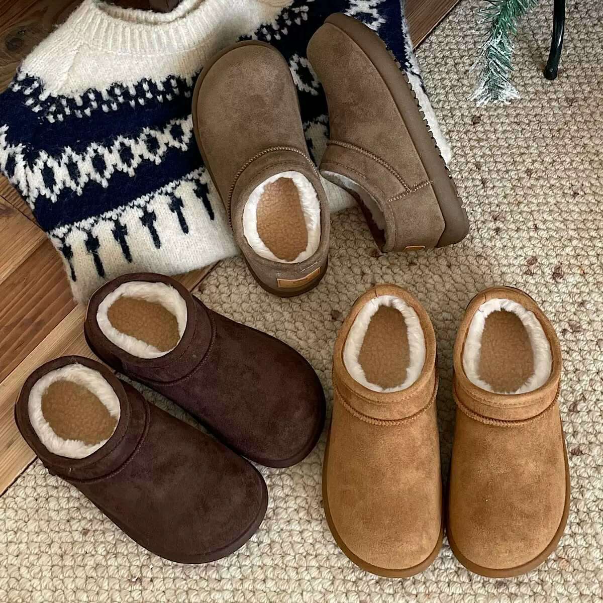[K.O][KE-1-TRAI] Beanie Fur Mule - Mã 0587