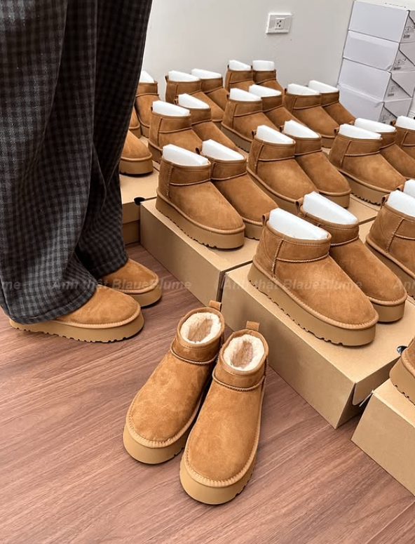 [K.O][UP 1 SIZE] (563) Boot bông UGG cổ thấp UGG Ultra Mini Platform Boot dupe