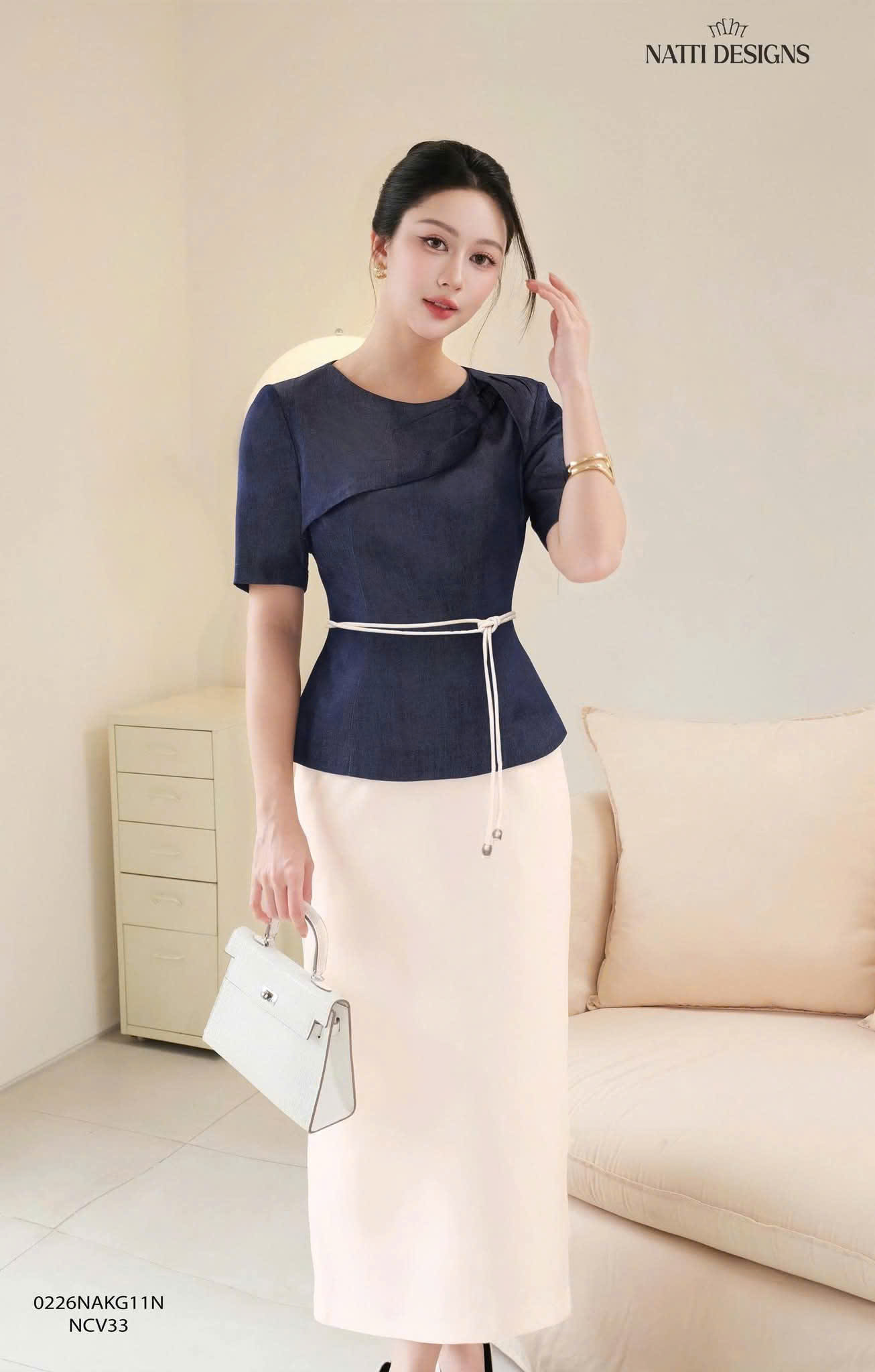 Áo peplum ngực bong