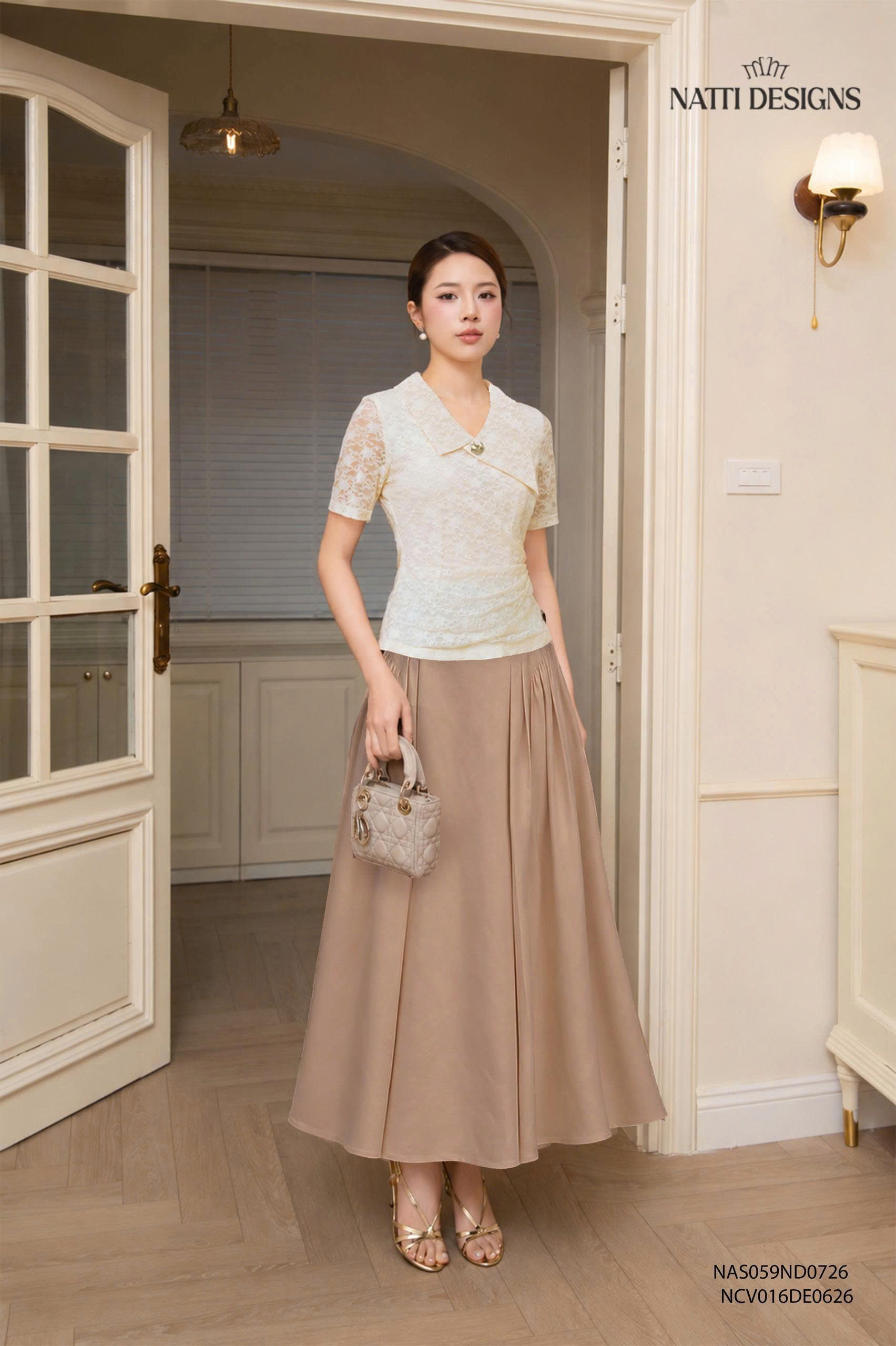Áo ren nhún eo tinh tế