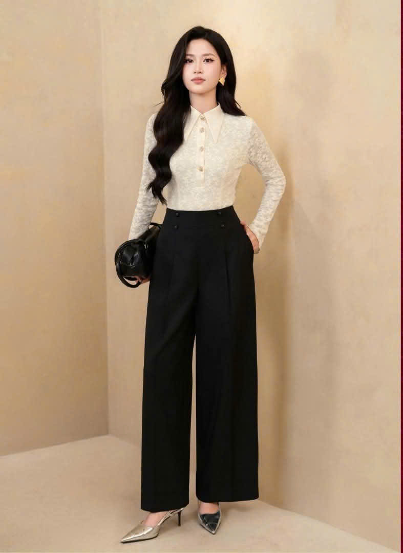 Quần cạp to 4 khuy