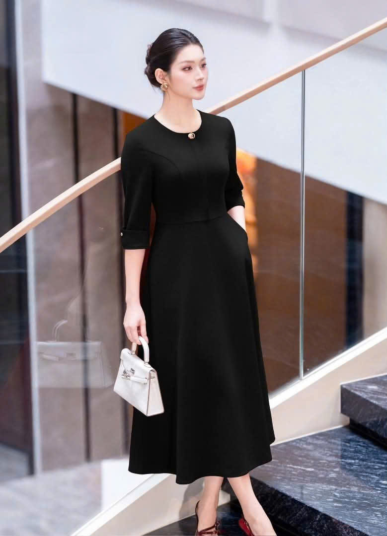 Váy phối cổ rời